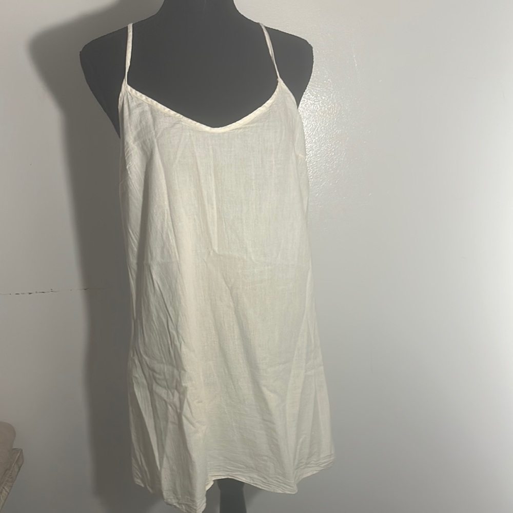 Devotion TWINS White dress with Spaghetti Straps